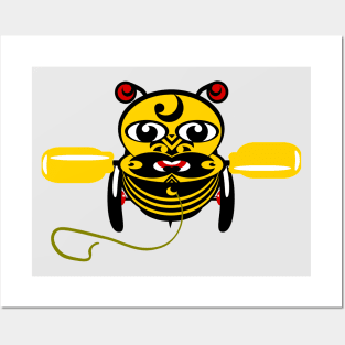 Hei Tiki Bee Toy Posters and Art